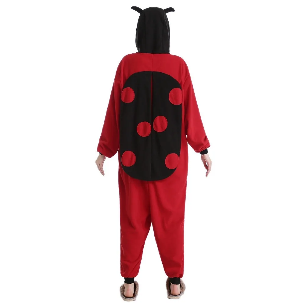 Зимние костюмы божьей коровки пижамы сексуальные для косплея |