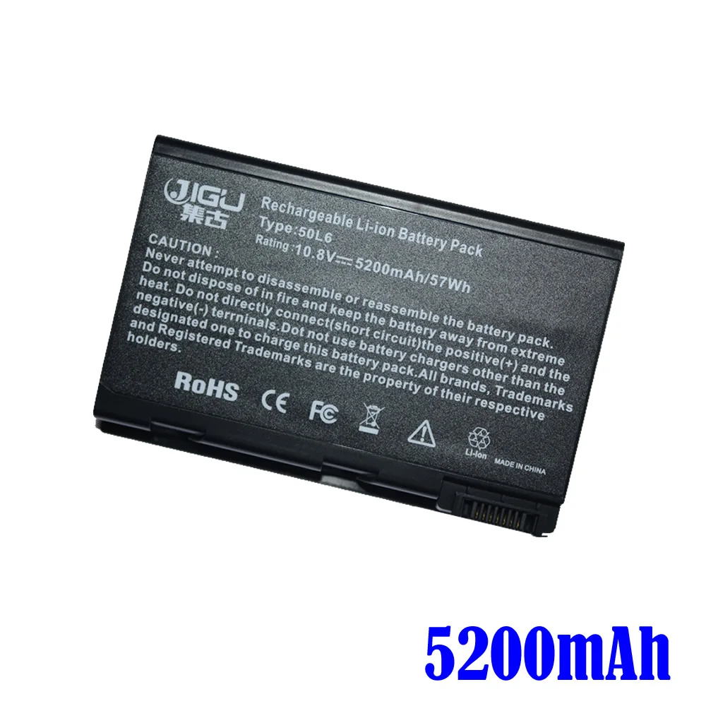 Аккумулятор JIGU для ноутбука Acer Aspire 5650 9110 9120 3100 3690 5100 5610 5630 5680 BATBL50L6 BATBL50L8H|battery for acer