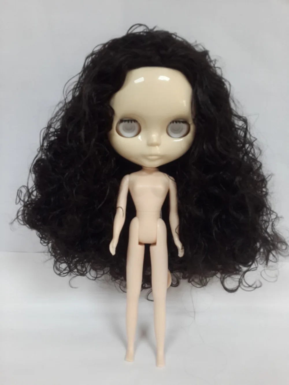 Без глазных чипов без макияжа кукла блайз|eye chips|make blythe dolldoll making |