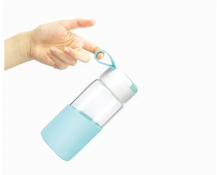 X &amp W 350 мл Стекло бутылки воды герметичные с крышкой краткого моего путешествия