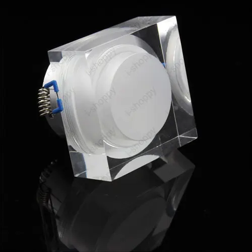 1W/3W/5W/6W/7W LED Ceiling Lamp Dimmable/N Lighting Fixture Brick Crystal Down Light Acrylic Cabinet Living Room Exhibition Hall | Лампы и
