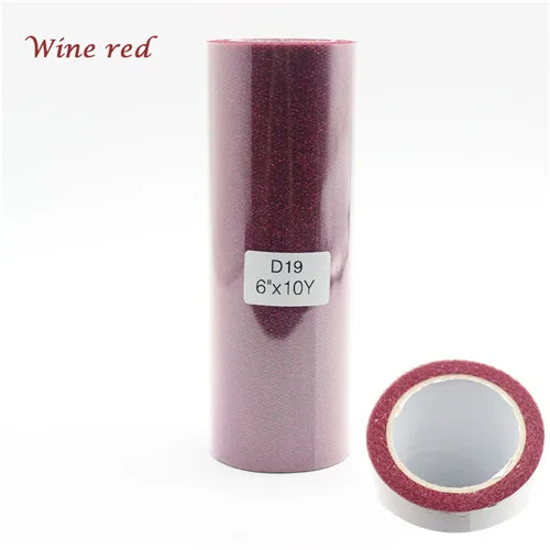 Wine red 15 см 10yd тени с металлическим блеском тюль рулон Свадебные вечерние украшения катушка пачка упаковка для подарка на день рождения Рождество события поставки - Цвет: Wine red