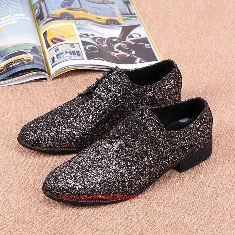 Мужская обувь итальянские мужские классические туфли броги блестящие лоферы