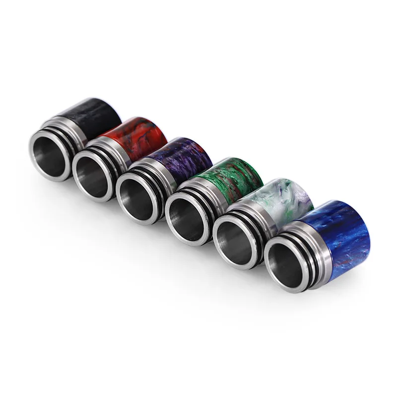 810 капельный наконечник из смолы Driptip нержавеющей стали Vape Капельное Mtl мундштук