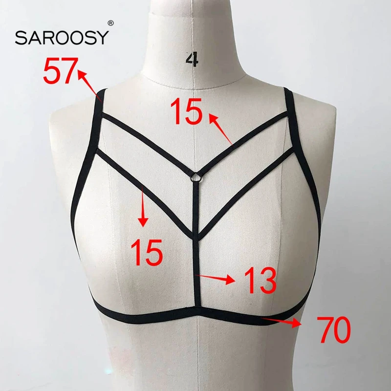 SAROOSY новый сексуальный полые бюстгальтер бинты для Для женщин восточном клетка