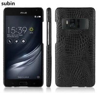 subin case for asus zenfone ar zs571kl 5 7inch retro luxury crocodile leather cover for asus zenfone ar zs571kl phone case