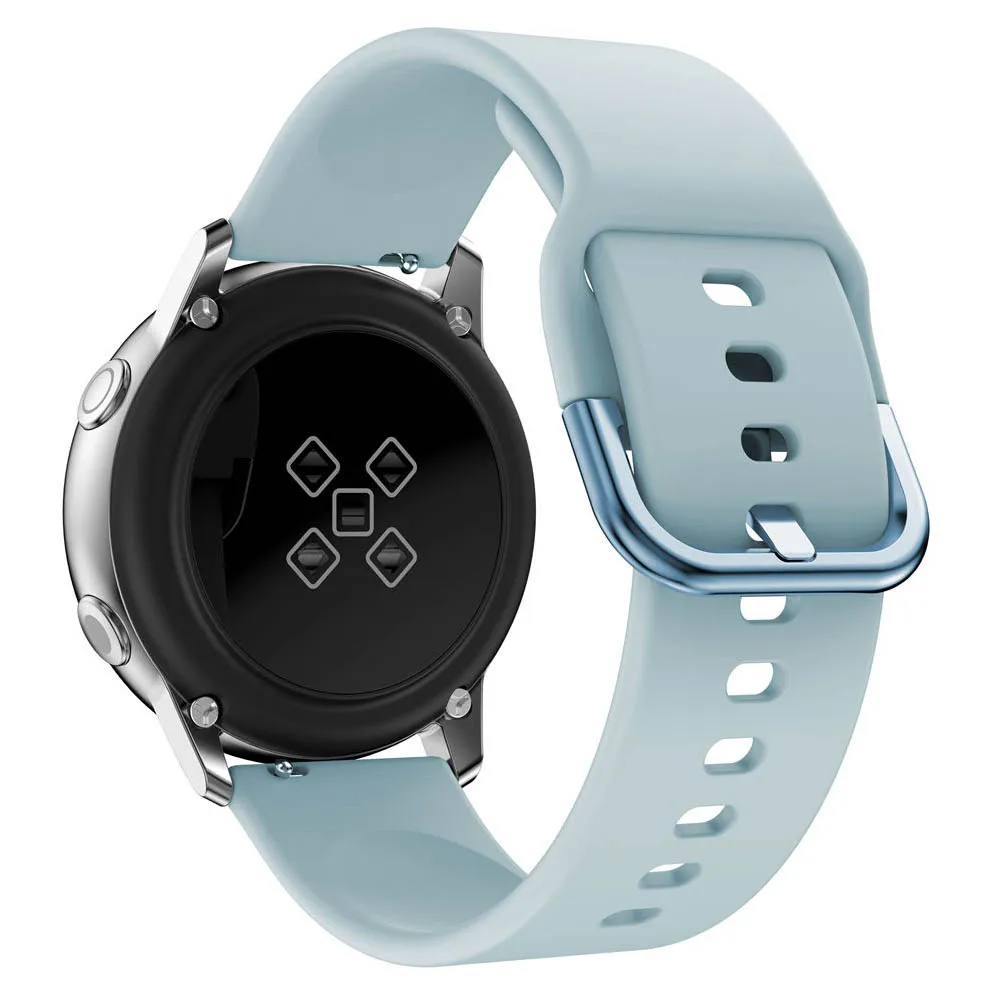 Силиконовый ремешок 20 мм для оригинальных часов Samsung Galaxy Watch Active Band 42 gear S2 bip