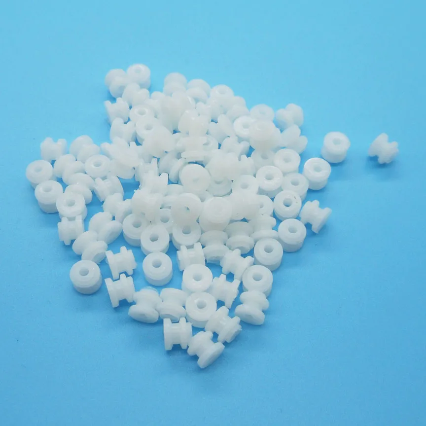 Polia Plástica Pequena do Motor Faça Você Mesmo Modelo Toy Acessórios Furo do Eixo Diâmetro 5.8 mm mm 5.82a 100 Pcs Lot