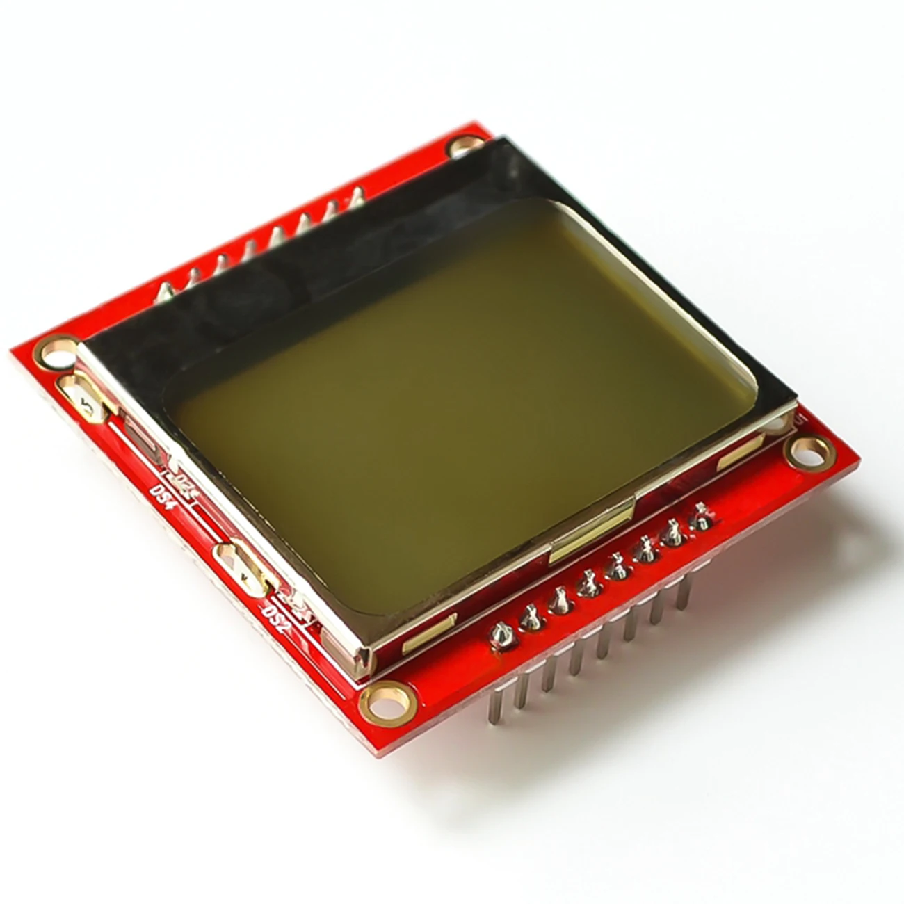 10 шт. Smart Электроника LCD модуль дисплей Мониторы белый PCB устройство подсветки 84*84