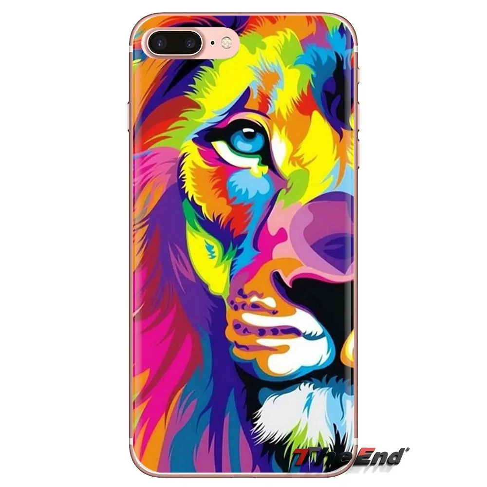 The Lion King Golden Animals Transparent TPU Covers For Xiaomi Mi4 Mi5 Mi5S Mi6 Mi A1 A2 5X 6X 8 9 Lite SE Pro Max Mix 2 3 2S |