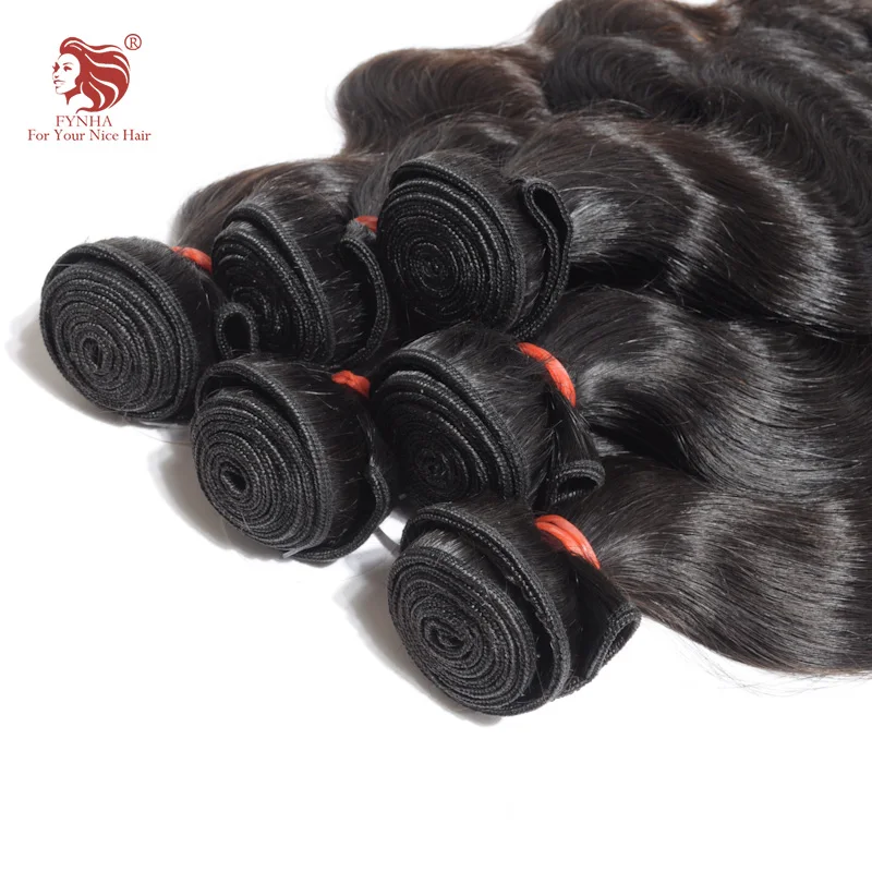 Перуанский Девы Волос Объемной Волны 100% Девственницы Человеческих Weave 3 Связки С