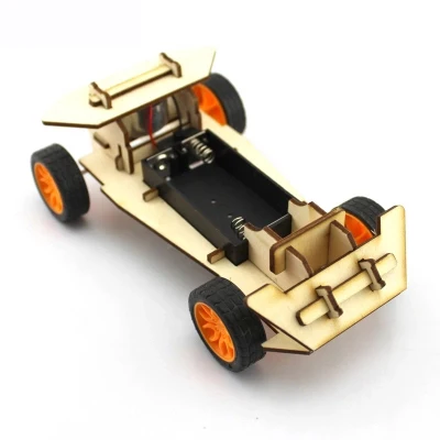 JMT DIY Мини Деревянный электронный мощный автомобиль модель автомобиля набор 4WD