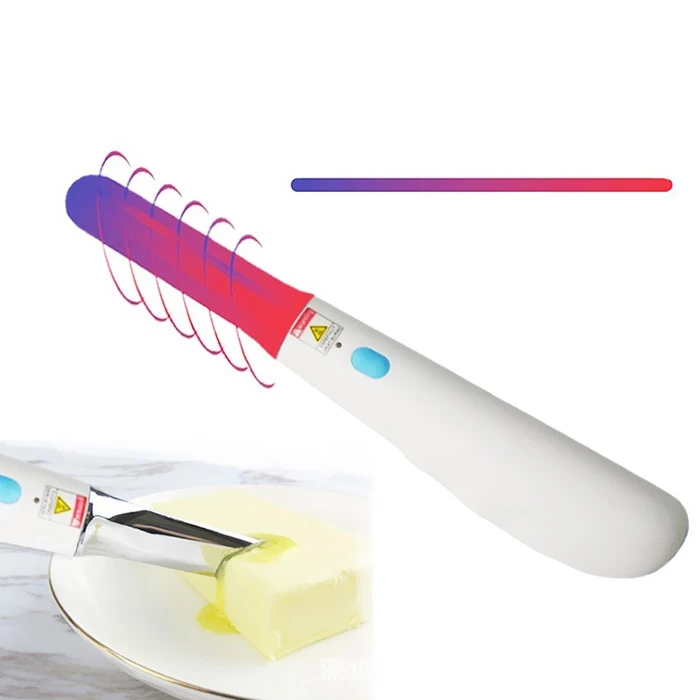 

RISAM Convenient Rechargeable Heated Butter Knife Automatic Heating for Home Hotel Kitchen Use