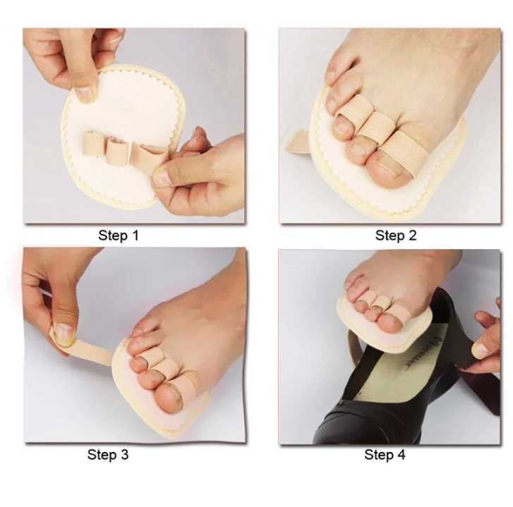 5Pcs/lot Hammer Toe Corrector Thumb Bone Braces Supports Hallux valgus orthotics Seprator Spreader Spacer Foot Care | Красота и