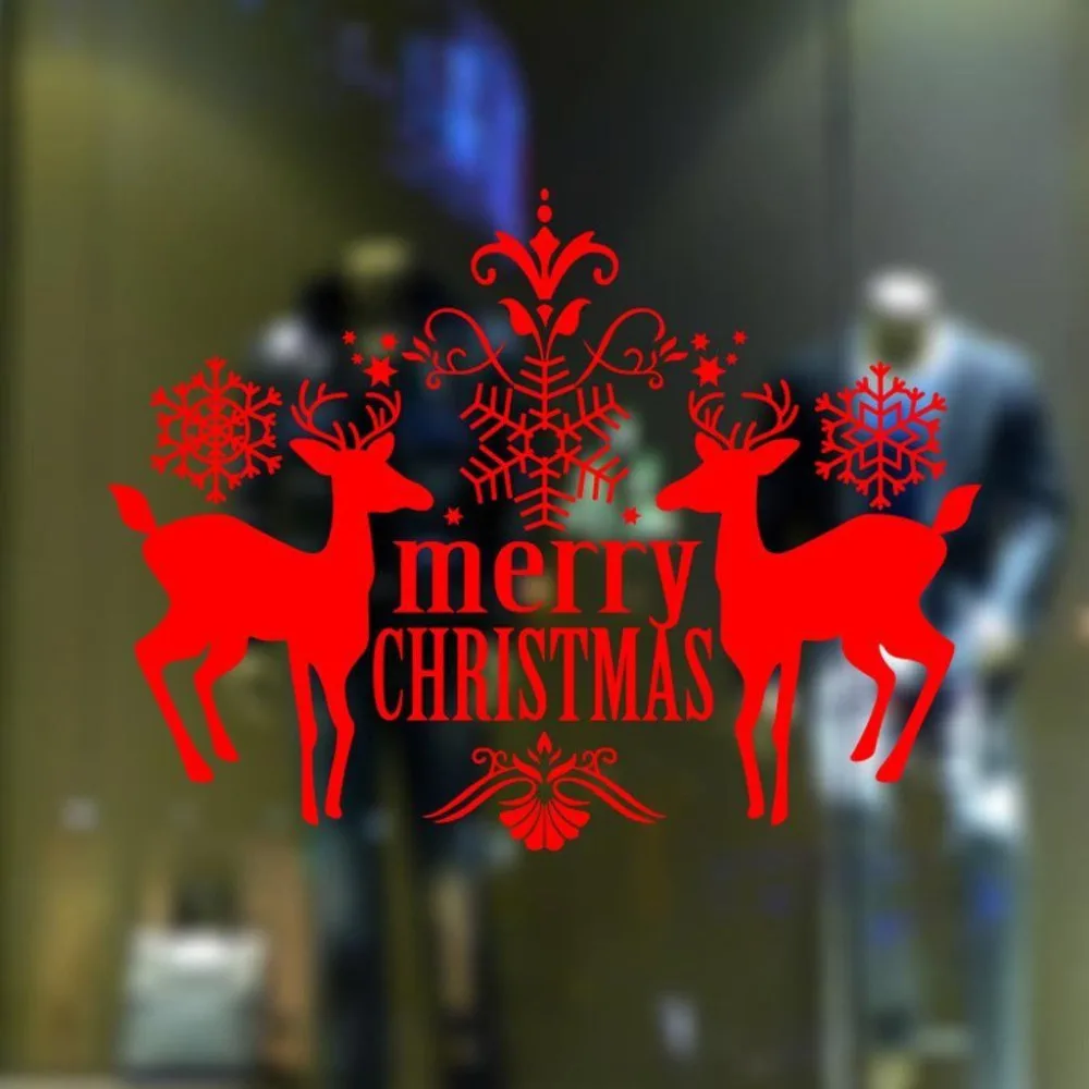 Наклейки на стену Рождественский олень | Дом и сад