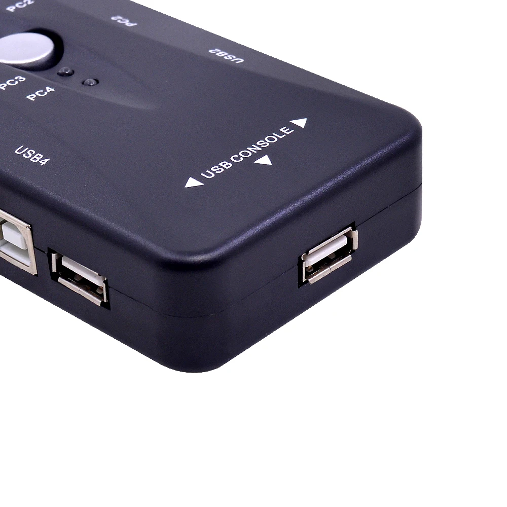 CHIPAL USB 2 0 KVM переключатель 4 порта VGA вручную 1920*1440 для клавиатуры мыши монитора