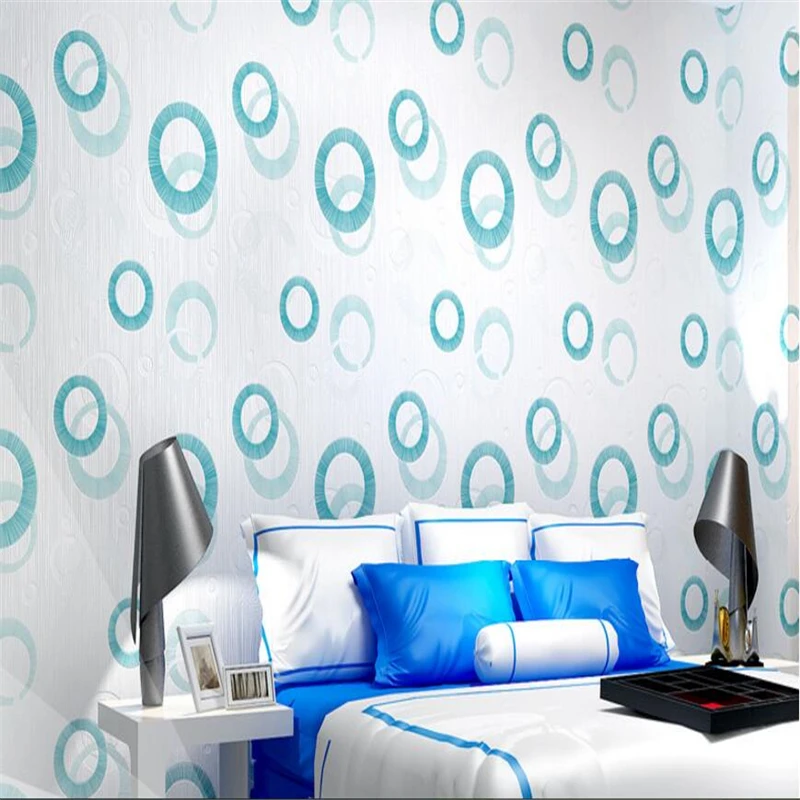 Современные Простые нетканые обои 3D стерео для гостиной спальни 3d обои|3d wallpaper|wall