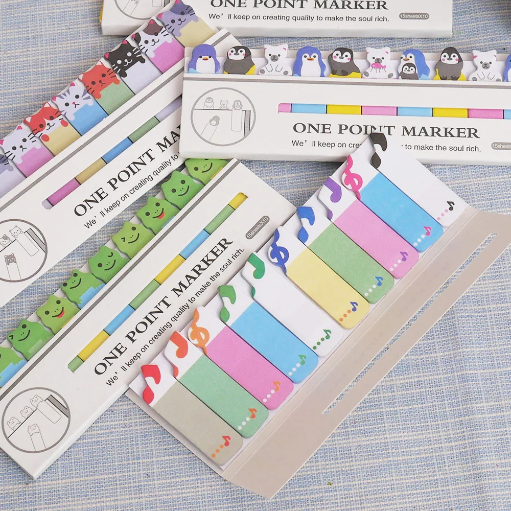 Милый Kawaii DIY блокнот для заметок липкий блокнот Post Note мультфильм животное медведь кошка сердце наклейка-лягушка офисные школьные принадлежности