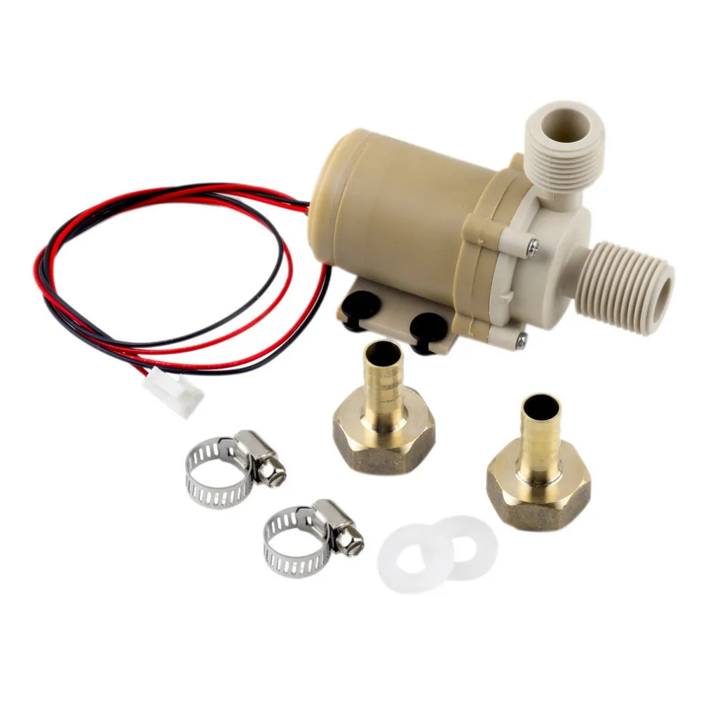 Solar DC 12V 3M Hot Water Circulation Pump Brushless Motor Water Pump