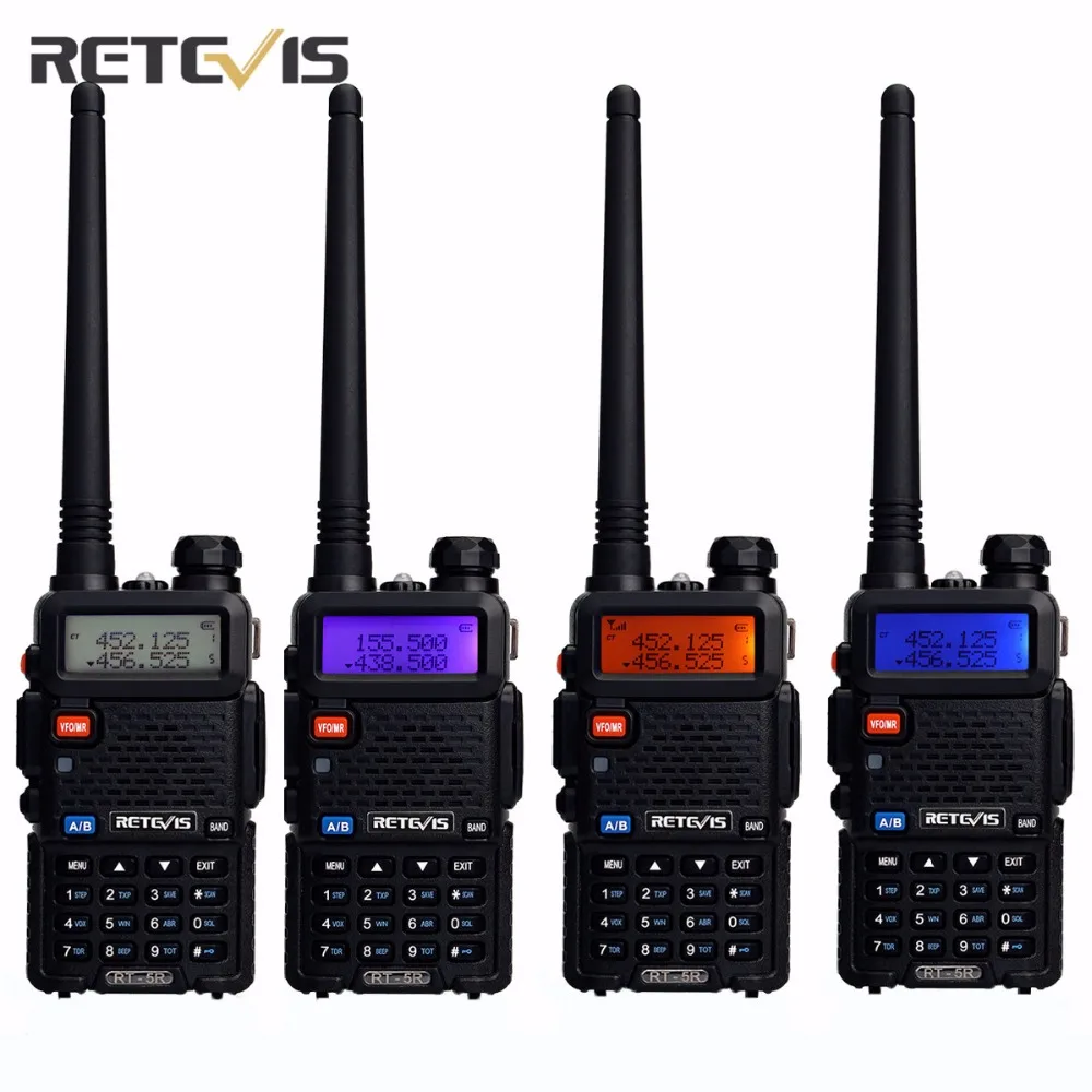 4X команды удобное Радио Walkie Talkie трансивер Retevis RT 5R 5 Вт 128CH сканирование голоса FM