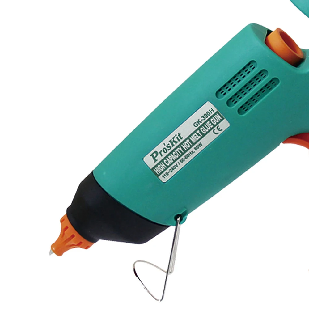 Pro'sKit GK-389H/390 H Профессиональный 80 Вт 100 Вт термоклеевой пистолет Электроинструмент+ 10 шт. клеевые палочки Быстрый расплав клеевой пистолет ручные инструменты