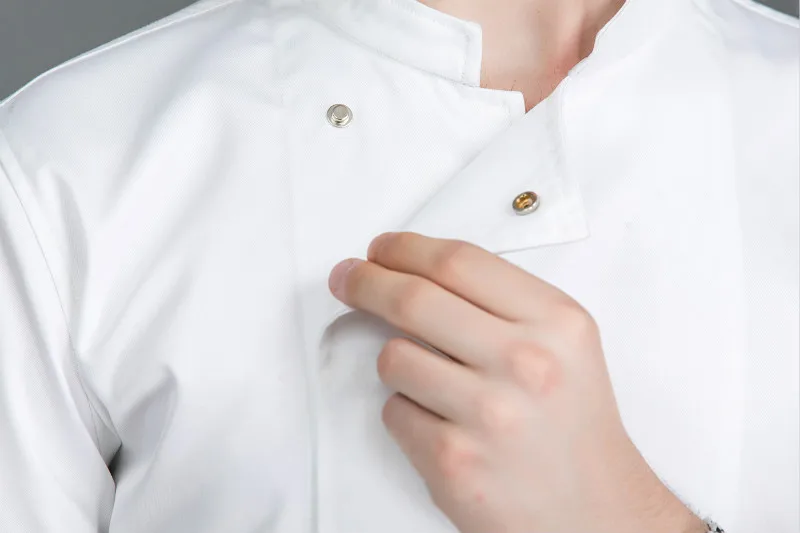Новое поступление, куртка шеф-повара, еда, обслуживание, кухня, пекарь, Рабочая форма, пальто для приготовления пищи, ресторан, питание, отель, поварская одежда, комбинезоны