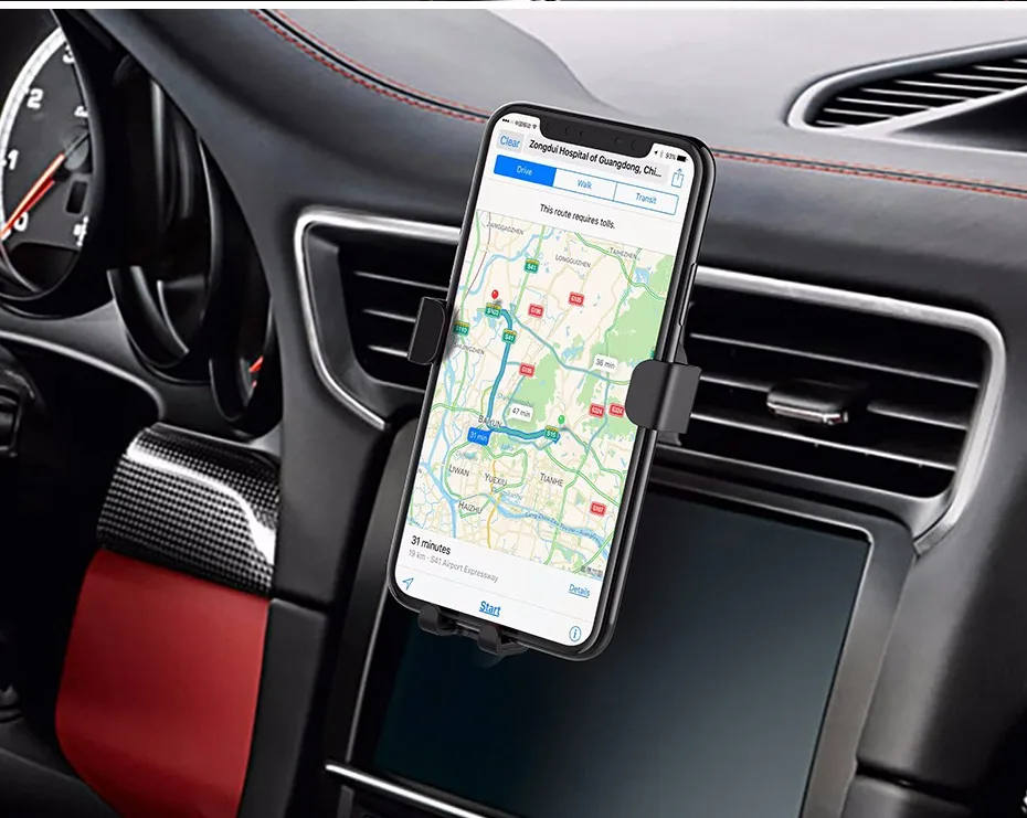 НОСО Best автомобильный держатель телефона Подставка для IPhone X 8 7 s Samsung S9 телефон стенд auto-lock Air vent Телефон держатель Автомобильный телефон стенд