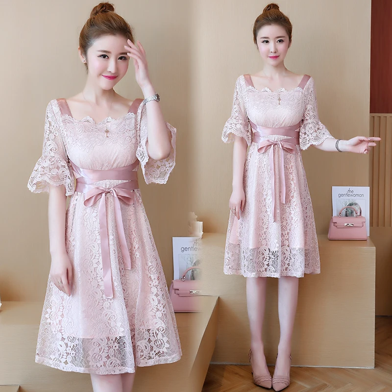 5XL винтажное кружевное платье для женщин 2019 летние новые женские платья с