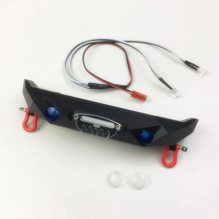 KYX cnc сплав переднего бампера для 1/10 джипа rc автомобиля|Детали и аксессуары| |