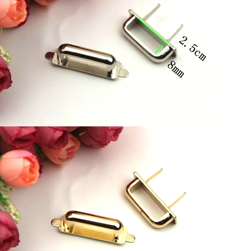 

40 Pieces - 1 inch ( 25mm) Nickel / Gold plated DIY decorative Metal Corner
