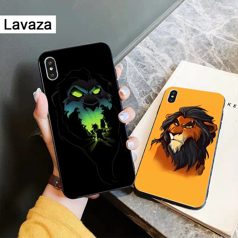 Силиконовый чехол с изображением мультяшного фильма Король Лев для iPhone 5 5S 6 6S Plus 7