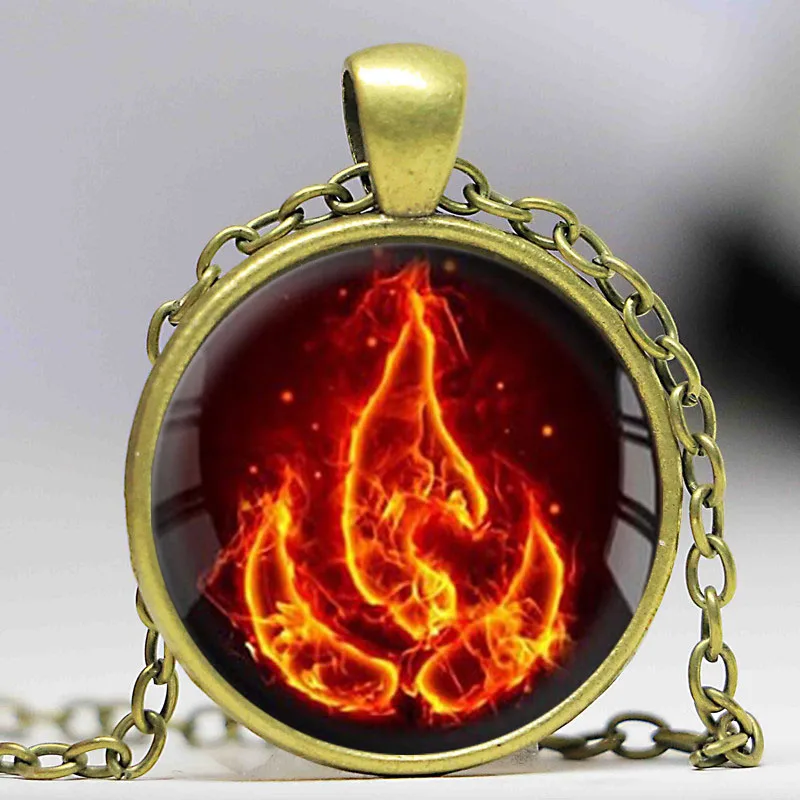 Очаровательное ожерелье 2016 года Аватар последняя воздушная горелка с символом