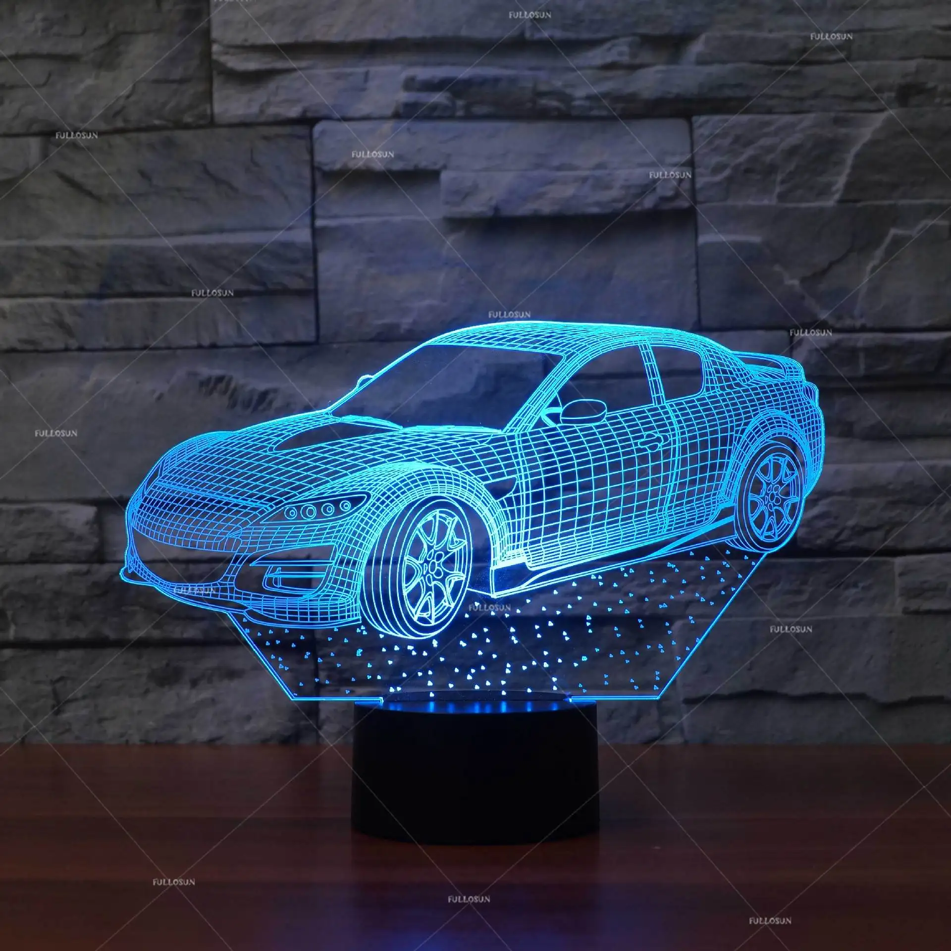 3d Usb Светодиодная лампа для зарубежной торговли экспорт декор спальни в форме