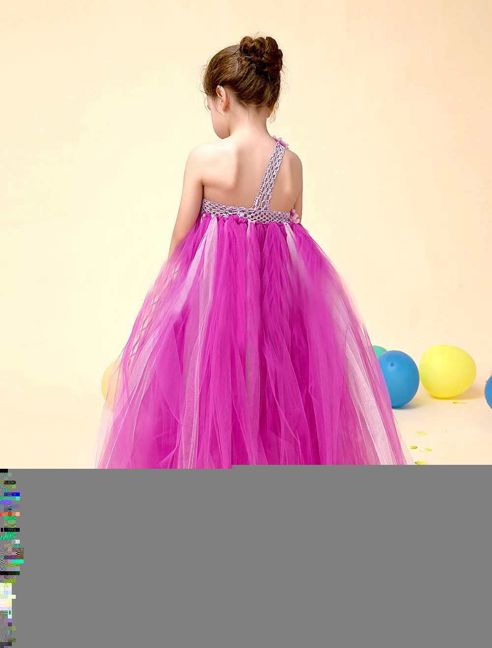 Toddler kids baby girl off shoulder dress princess pageant | Детская одежда и обувь