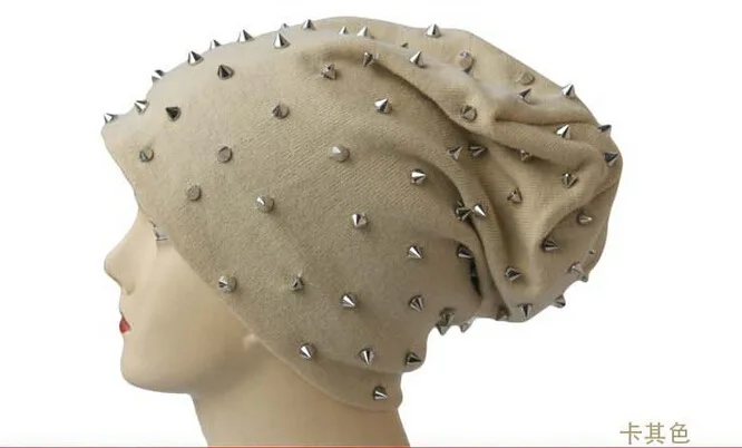Модная новейшая 100% хлопковая шапочка гвоздики many6 цветов на заказ|studded beanie|fashion