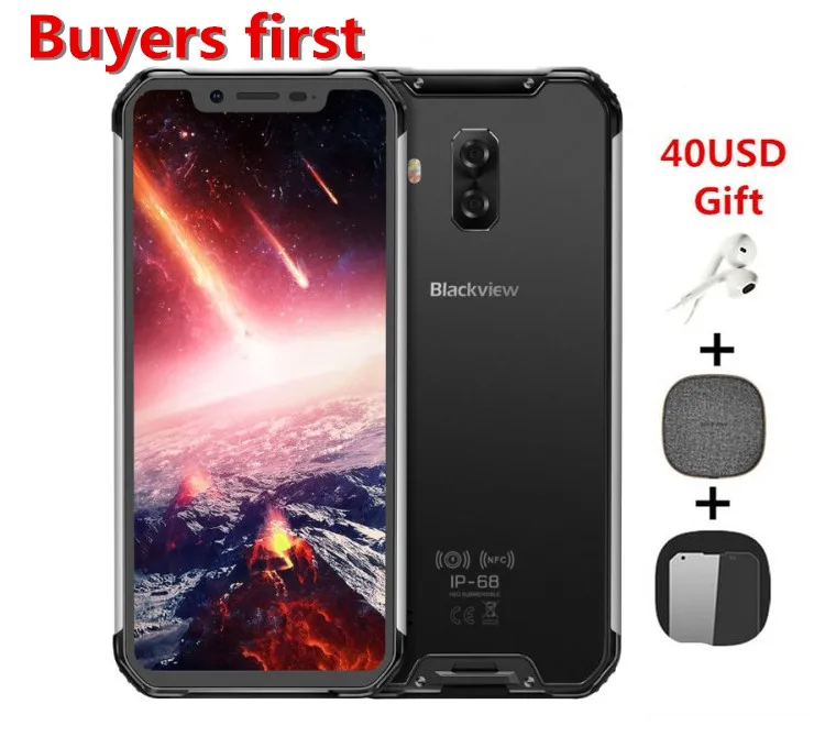 Blackview BV9600 pro смартфон с 5 дюймовым дисплеем процессором MT6771 ОЗУ 6 ГБ ПЗУ 21 8 1 мАч Android