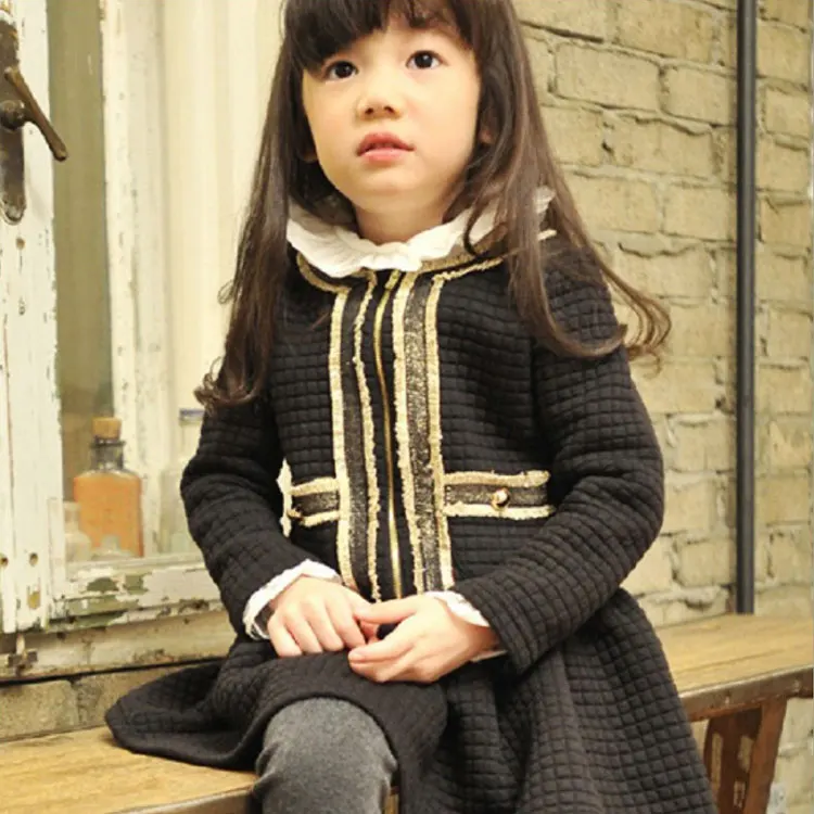 Осенне-зимнее платье высокого качества для девочек модное праздничное принцессы