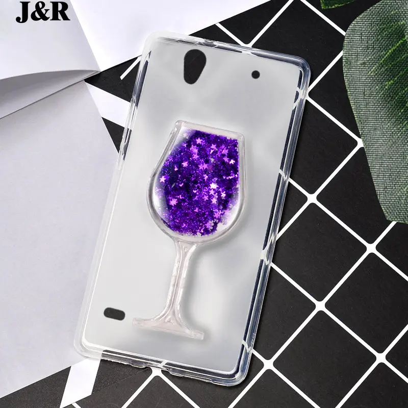 Case For Sony Xperia C4 Dual E5333 E5306 E5303 E5353 E5343 E5363 Soft TPU 3D Liquid Cover Quicksand Dynamic Glitter Silicone |