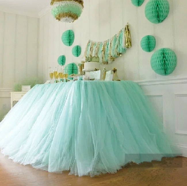 Юбка пачка из органзы для вечевечерние 9 1 Х80 см|tulle tutu table skirt|table skirtbanquet skirts |