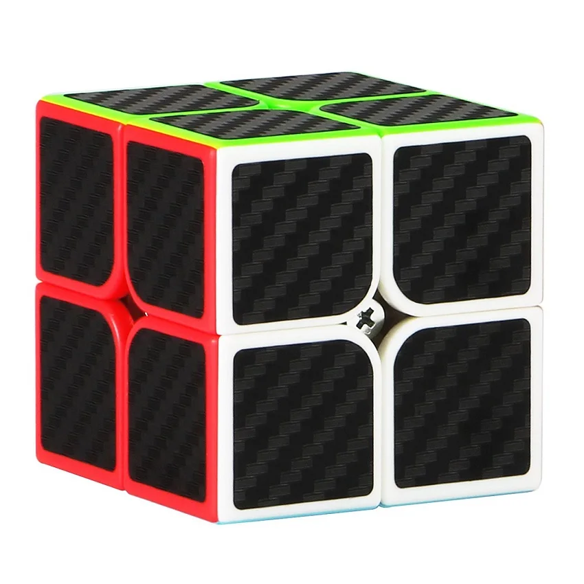 MIPOZOR QIYI магический куб из углеродного волокна 2x2x2 2*2*2 Smooth Magic Cubo Speed 2x2 2*2 Puzzle