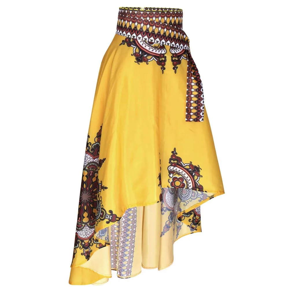 Новая африканская женская летняя кружевная Длинная пляжная бальная юбка с