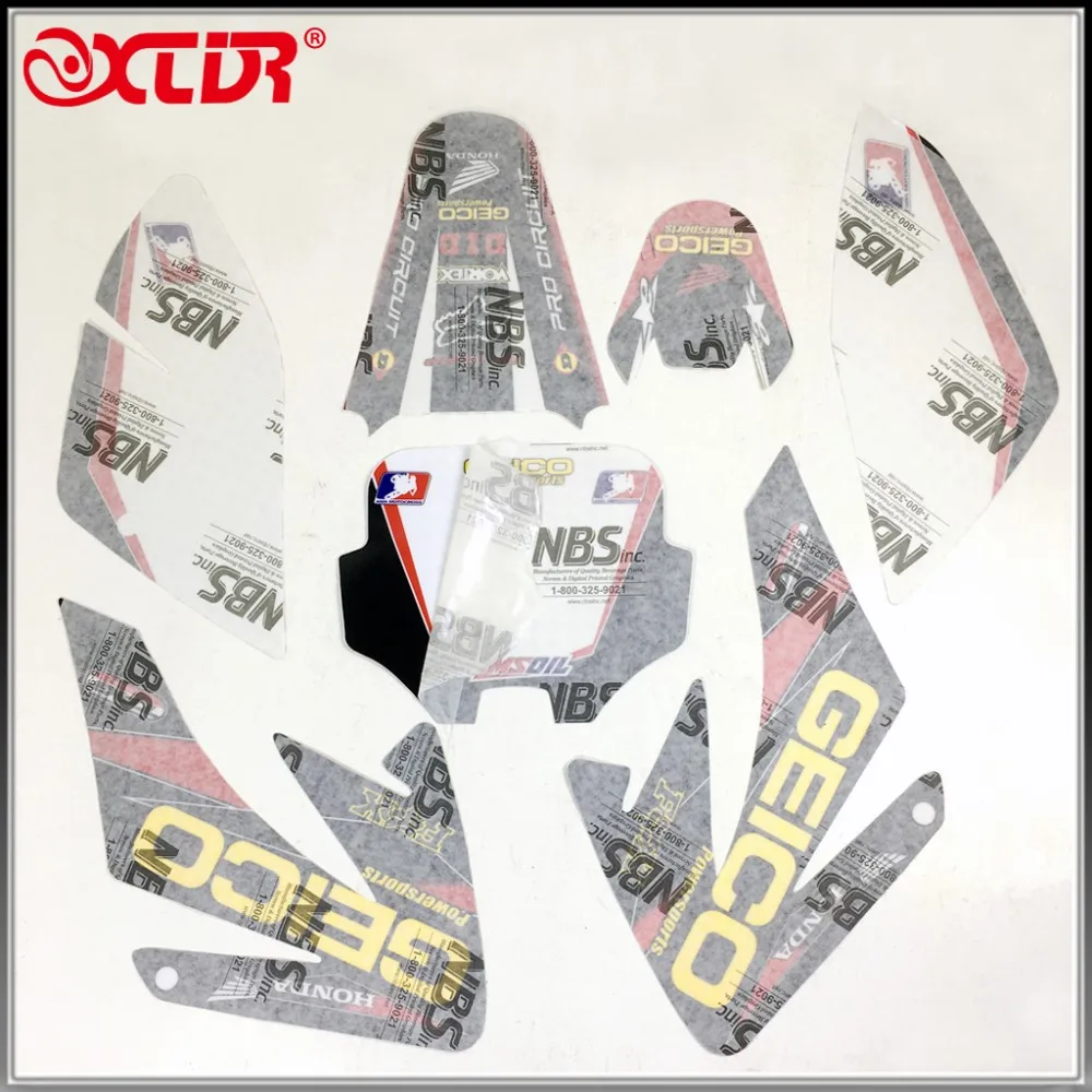 Графические наклейки для HONDA CRF 70 CRF70 стильные мотокросса внедорожника 2004