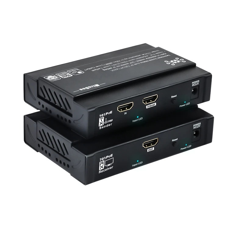 HSV701 HDMI матричный передатчик и приемник 383 фута по TCP IP с управлением веб