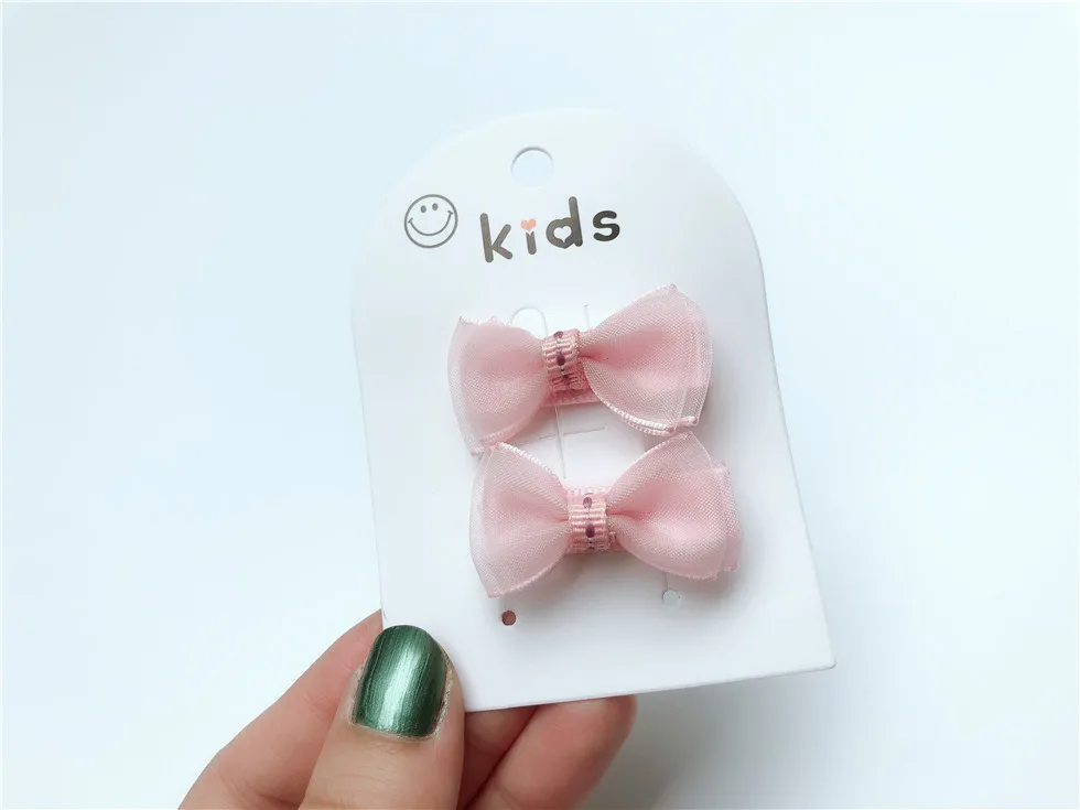 10 пар заколки для волос с бантом из марли