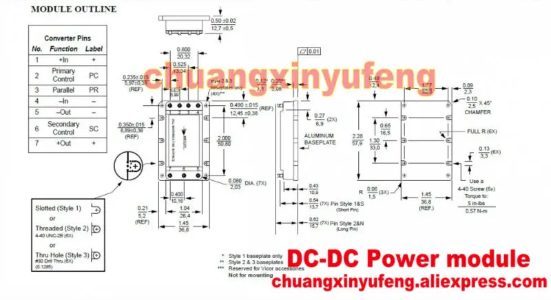 V300C5C100AL VICOR Micro DC/DC изоляционный модуль питания DC300V-DC5Vpower100W конвертер | Электроника