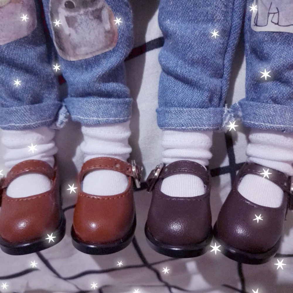 Кукла Blyth 1/4 bjd 1/6 обувь для кукол цветная на плоской подошве с маленькой кожаной