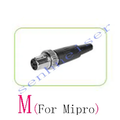 Высококачественный кардиоидный динамический микрофон для гарнитуры Sennheiser/Shure/Mipro, беспроводной головной убор с микрофоном, q1-3 - Цвет: Черный