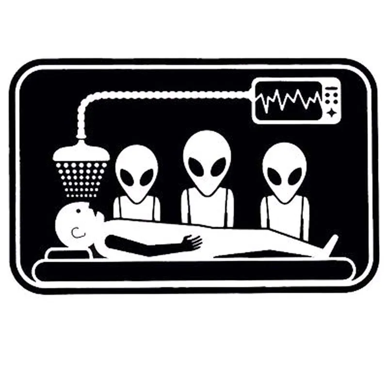 14 1 см * 9 футболка с изображением персонажей видеоигр интересные Alien Abduction