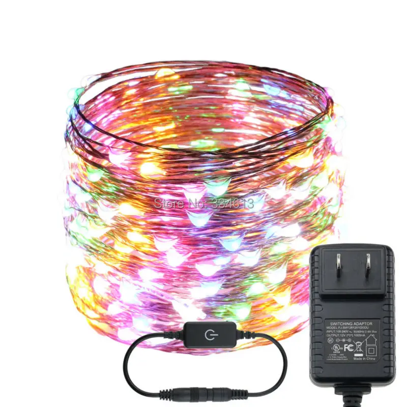 20 м 200 светодиодов рождественские светодиодные сказочные гирлянды Проводные