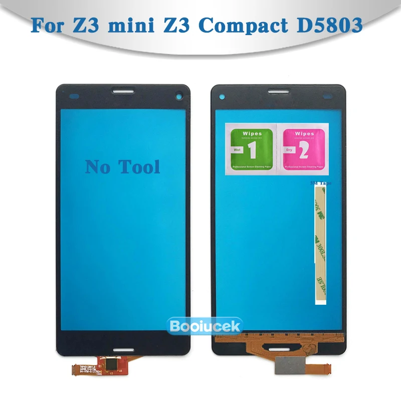 Замена высокого качества 4 6 &quotдля Sony Xperia Z3 mini Compact D5803 сенсорный экран дигитайзер